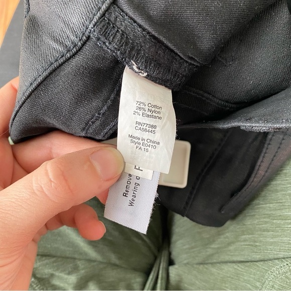 Madewell coated black jeans size 25 - Picture 6 of 9